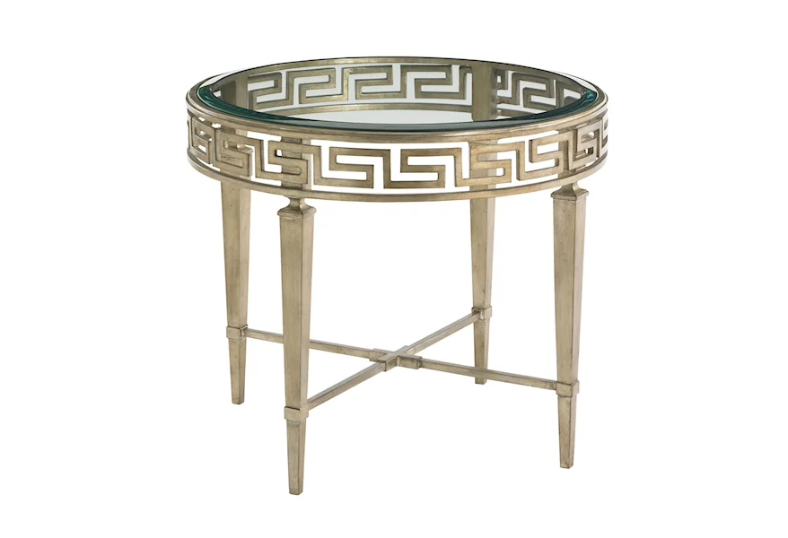 Tower Place Aston Round Lamp Table by Lexington at Esprit Decor Home Furnishings